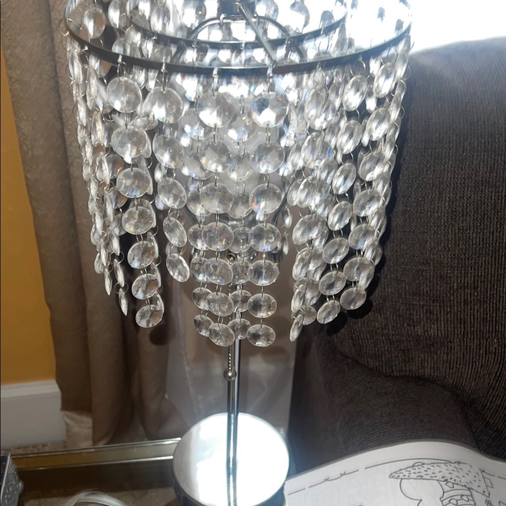 Elegant Crystal Table Lamp set of 2